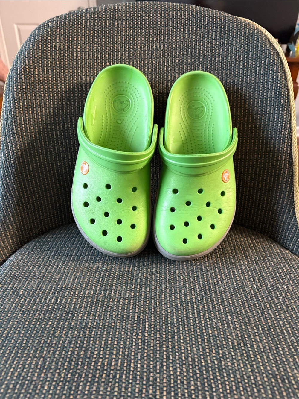CROCS Bright Green Classic Clog Mules